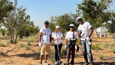 Bertling Dubai participates in tree planting initiative